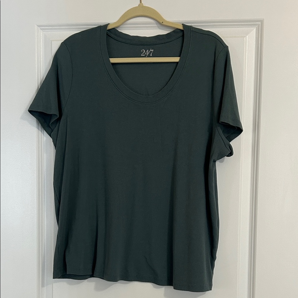 Maurices Seafoam Blue/Green Short Sleeve Tee